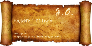 Hajdú Olinda névjegykártya