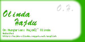 olinda hajdu business card